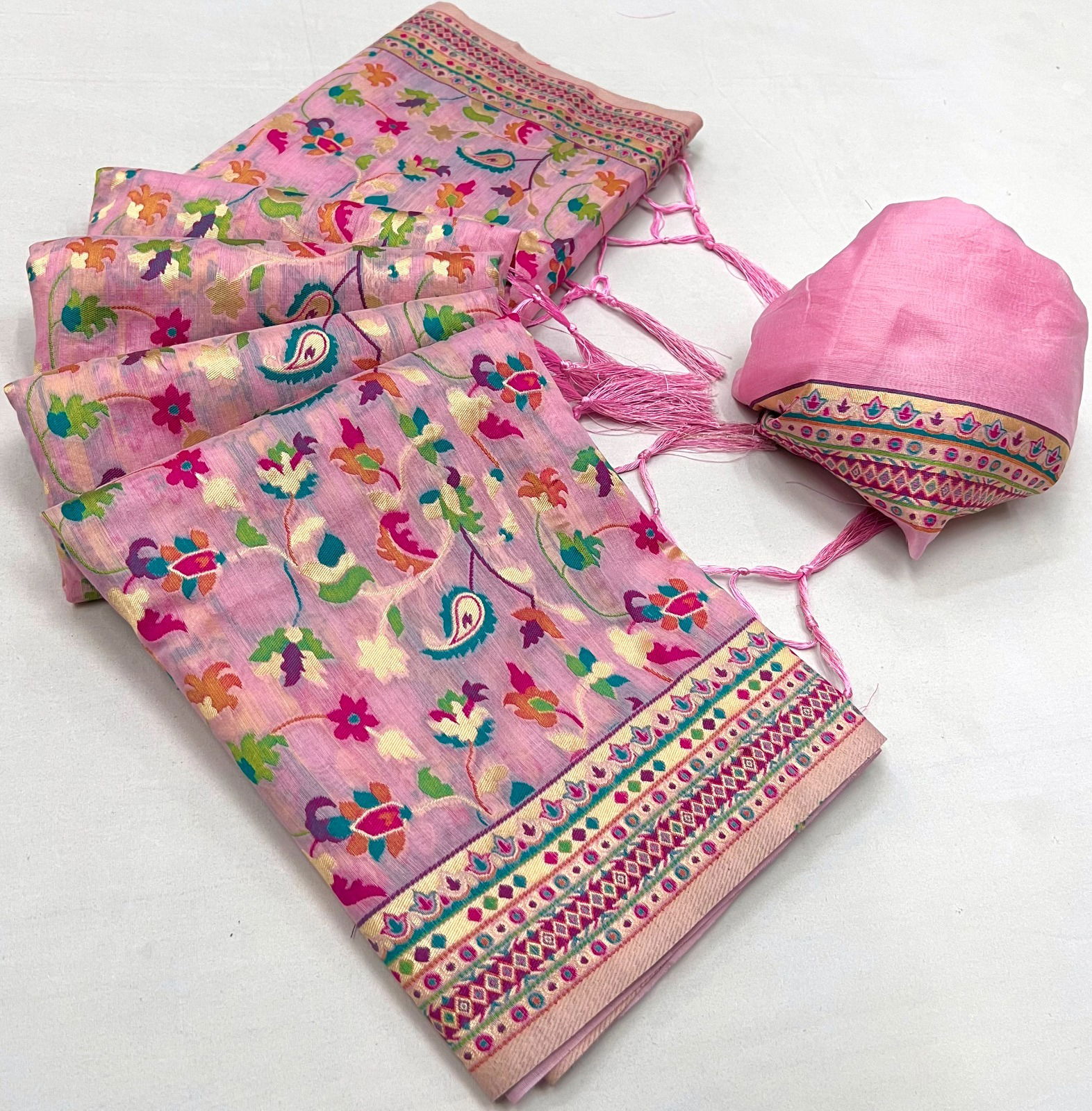 Pashmina 1299 By Sanjana Art Silk Saree Suppliers In India
